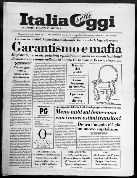 Italia oggi : quotidiano di economia finanza e politica